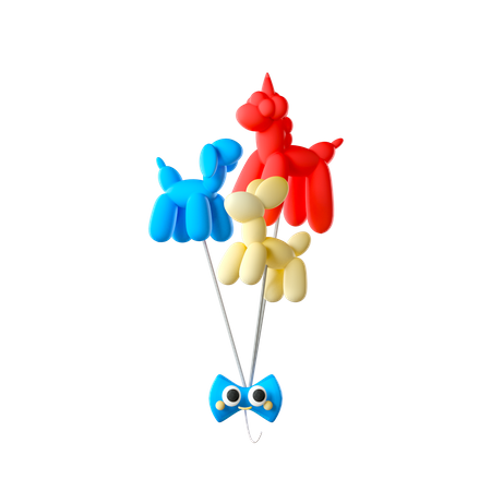Animal Balloons 3D Icon