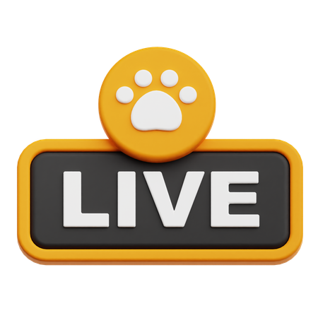 Animal de estimação vivo  3D Icon