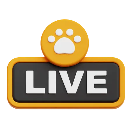 Animal de estimação vivo  3D Icon