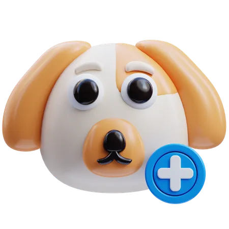Animal de estimação saudável  3D Icon