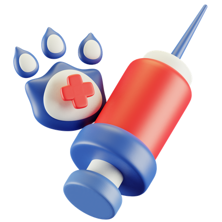 Animal Injection  3D Icon