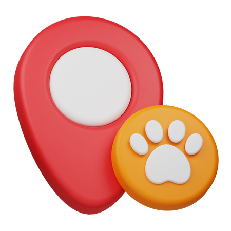 Emplacement de l'animal  3D Icon