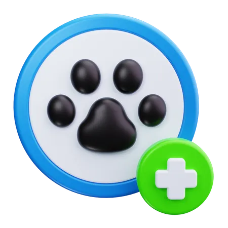 Médecine pour animaux de compagnie  3D Icon