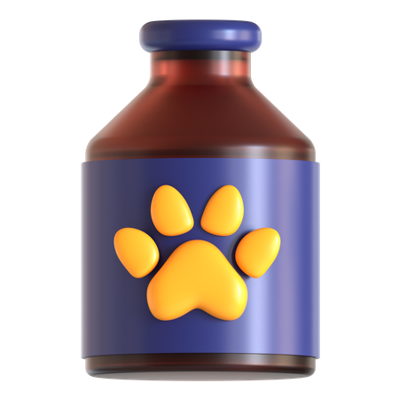 Animal Medicine  3D Icon