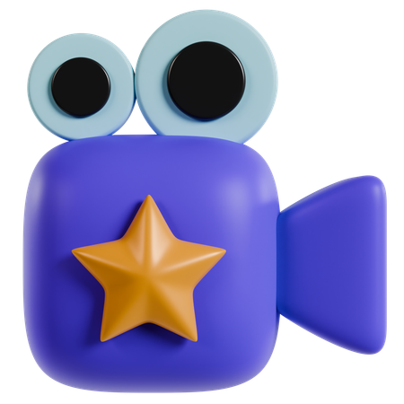 Animated Movie Icon  3D Icon