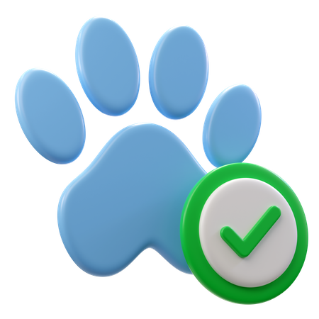 Animaux acceptés  3D Icon