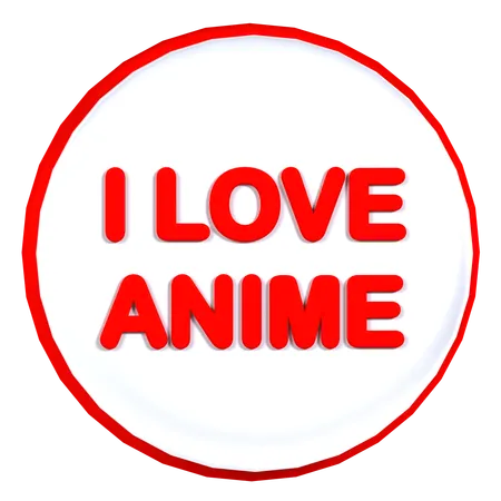 Insigne d'anime  3D Icon