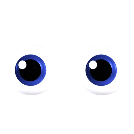 Anime Eyes 3 D Illustration 3D Icon