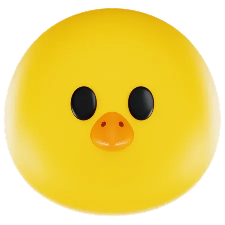 Animoji Chick  3D Icon