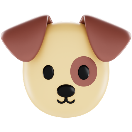 Chien animoji  3D Icon