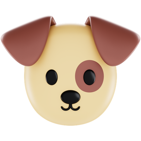 Animoji Dog  3D Icon