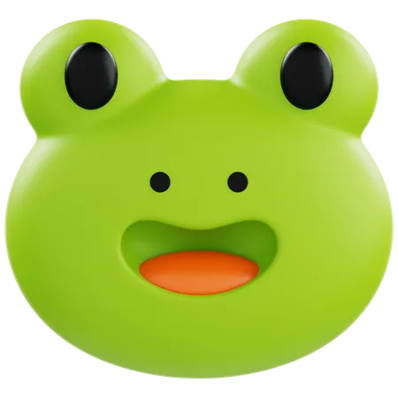 Animoji Frog  3D Icon