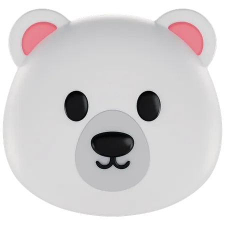 Animoji ours polaire  3D Icon