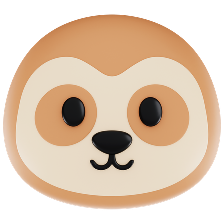 Paresseux animoji  3D Icon