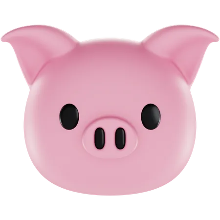 Animoji Pig  3D Icon
