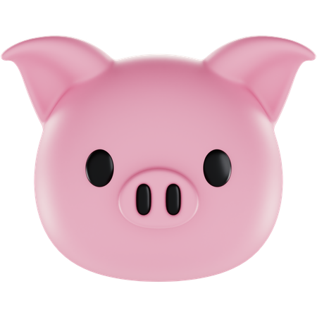 Animoji Pig  3D Icon