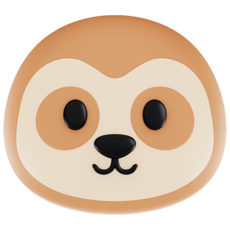 Animoji Sloth  3D Icon