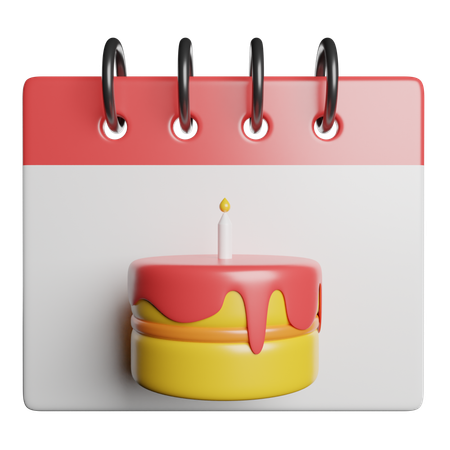 Aniversário  3D Icon