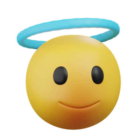 Emoji de anjo  3D Icon