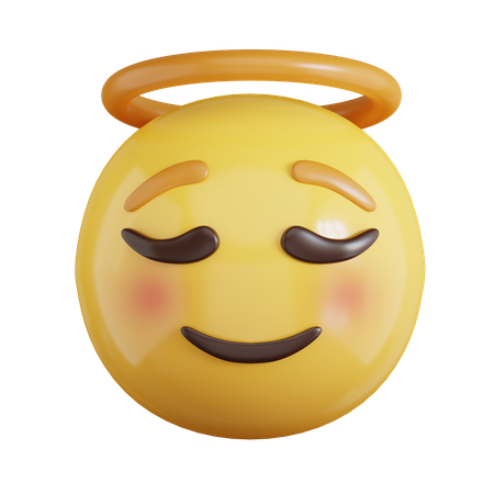 Emoji de anjo  3D Icon