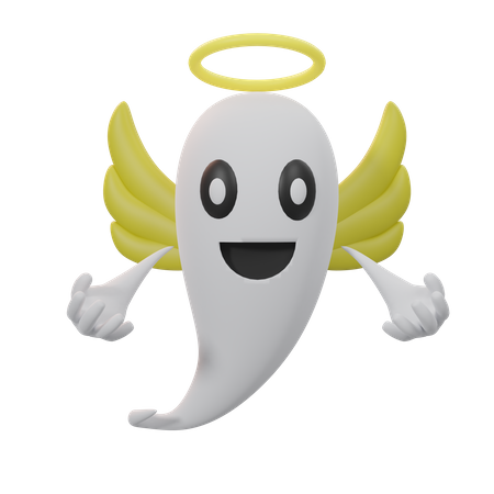 Anjo fantasma  3D Icon