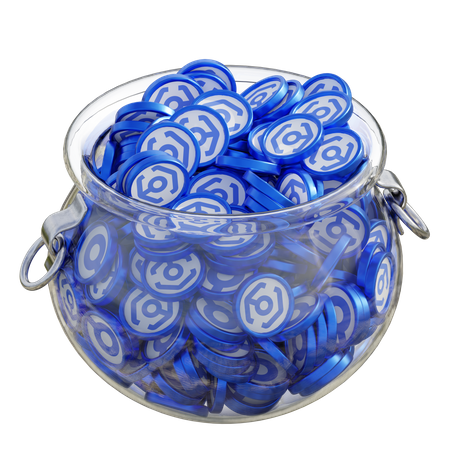 Ankr Clear Glass Pot  3D Icon
