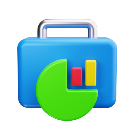 Anlageportfolio  3D Icon