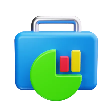 Anlageportfolio  3D Icon