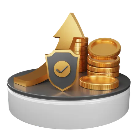 Investitionssicherheit  3D Icon