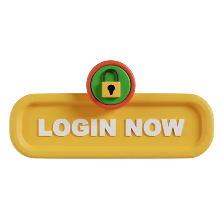 Login-Button  3D Icon