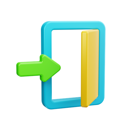 Anmeldung  3D Icon