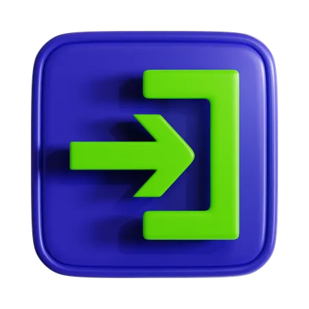 Anmeldung  3D Icon