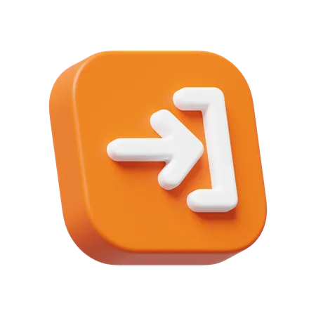 Anmeldung  3D Icon