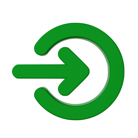 Anmeldung  3D Icon