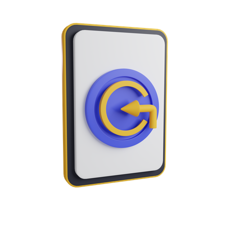 Anmeldung  3D Icon