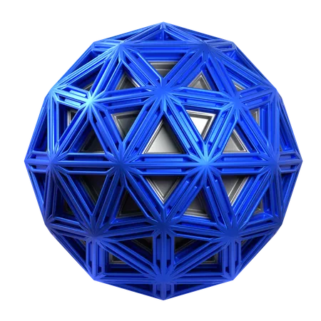 Forme abstraite de boule d'anneau  3D Icon