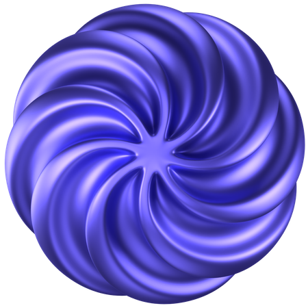 Forme abstraite d'anneau circulaire  3D Icon