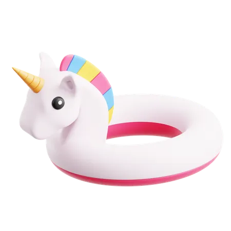 Anneau gonflable licorne  3D Icon