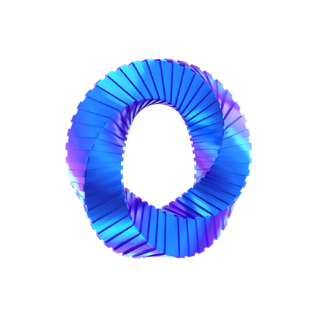 Forme abstraite d'anneau en spirale  3D Icon