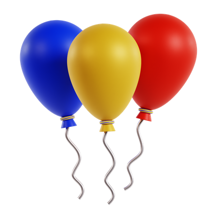 Ballons d'anniversaire  3D Icon