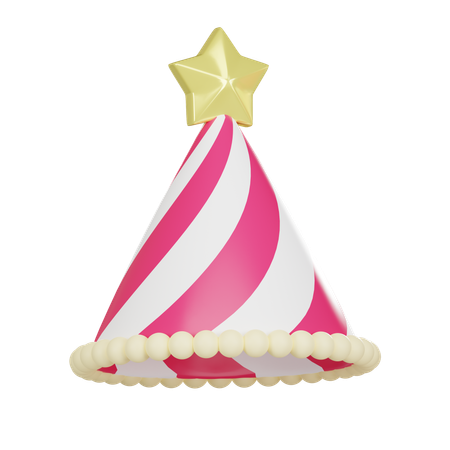 Chapeau d'anniversaire  3D Icon