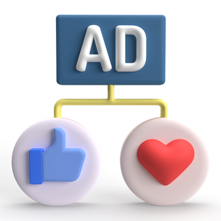 Publicité  3D Icon