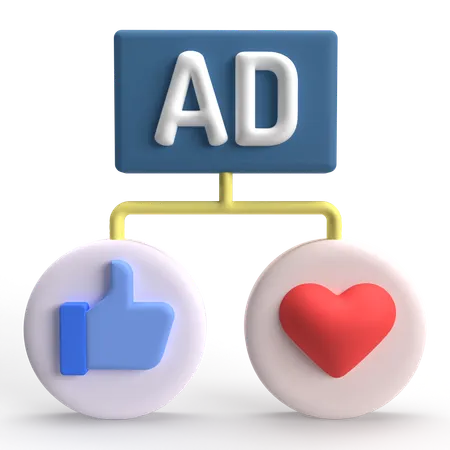 Publicité  3D Icon