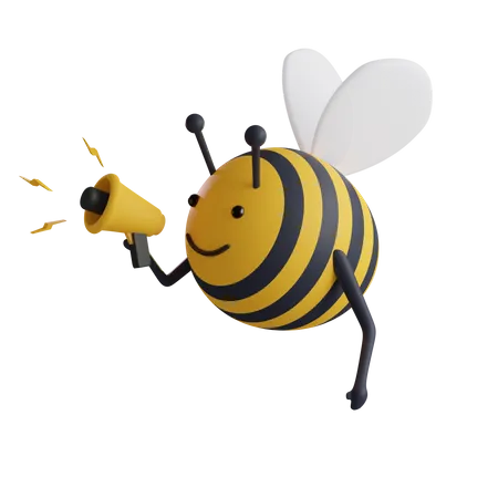 Annonce d'abeille  3D Icon