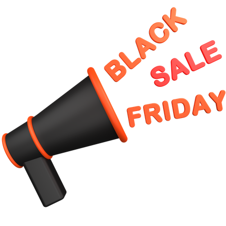 Annonce du Black Friday  3D Icon