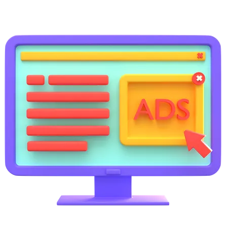 Les publicités  3D Icon