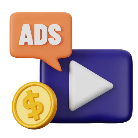 Argent publicitaire  3D Icon