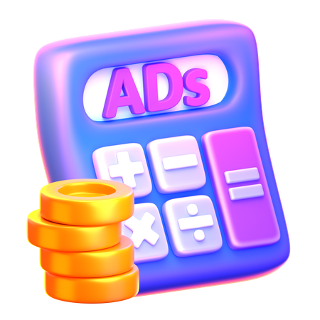 Budget publicitaire  3D Icon