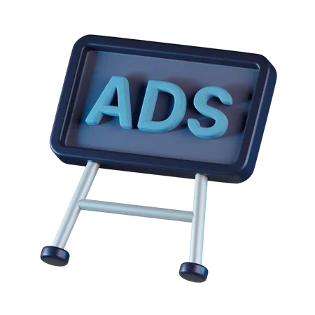 Panneau publicitaire  3D Icon