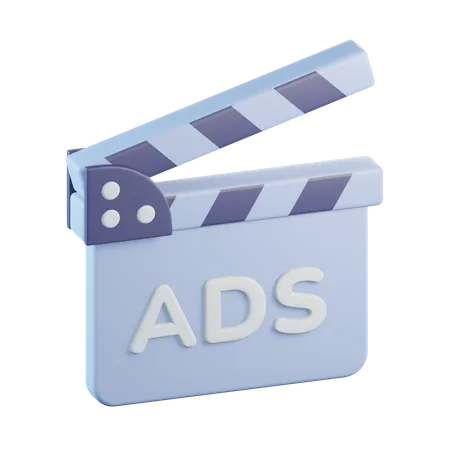 Annonces vidéo  3D Icon